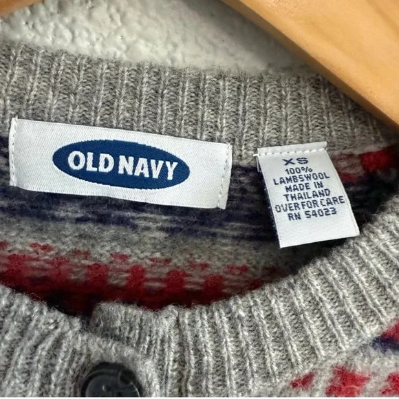 Old Navy 100% Lambs Wool Cardigan XS C0329 - Picture 3 of 4